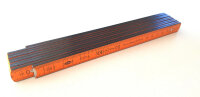 1x ADGA Meterstab 2 Meter Orange Zollstock...