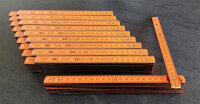 10x ADGA Meterstab 2 Meter Orange Zollstock...