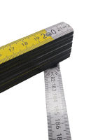 10x ADGA Meterstab weiß/gelb/schwarz 2 Meter...